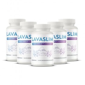 Lavaslim, Complément alimentaire naturel à base de cétone de framboise et de thé vert, 450 mg 3+2 gratuit 