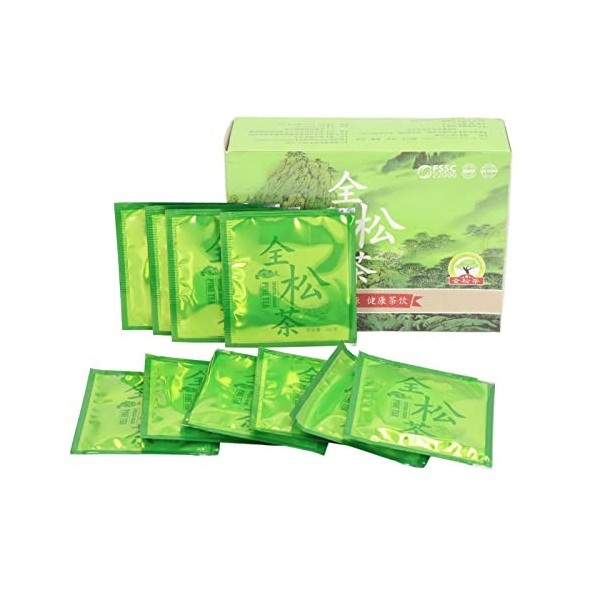 Sachets de Thé en Pollen de Pin, Broyage Professionnel, Complément Alimentaire pour le Métabolisme, 20 Sachets