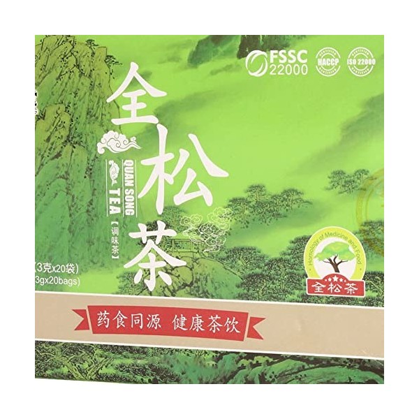 Sachets de Thé en Pollen de Pin, Broyage Professionnel, Complément Alimentaire pour le Métabolisme, 20 Sachets