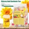 30 Bags Chicory and Gardenia Tea, Chrysanthemum and Cassia Seed Tea, Supports Kidney & Liver Health, 8 Ingredients Including ...
