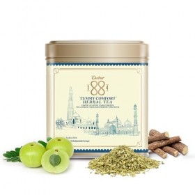Thé aux herbes Dabur 1884 Tummy Comfort | 20 sachets de thé 50 g | Ingrédients 100% naturels | Boîte en aluminium recyclabl