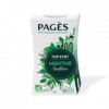 PAGES – Thé Vert Bio à la Menthe Fraîche, Infusion Revigorante et Naturelle Boîte 20 sachets - Le Lot De 4