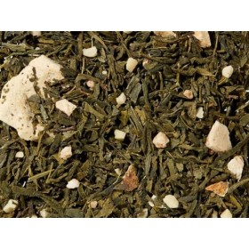 teemando® Mélange de thé vert Sencha Noisette / Citron vert aromatisé Noisette et citron vert 1 kg