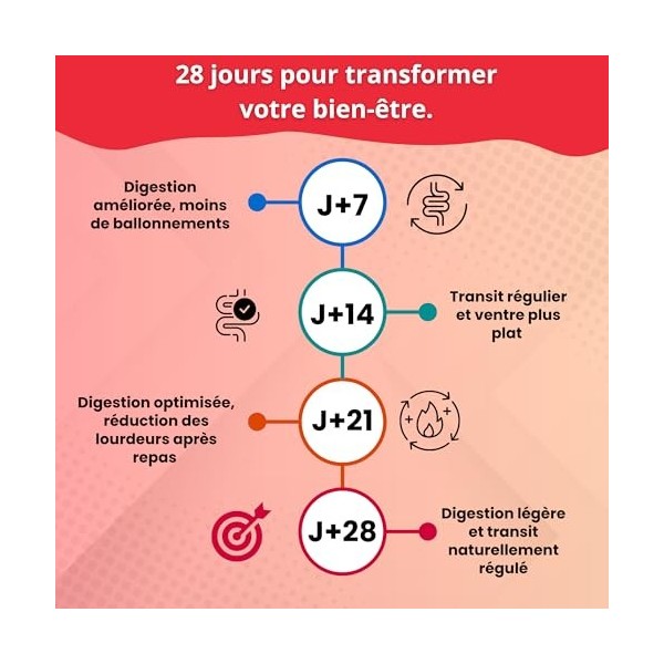 Infinithés –Solution Digestive - Thé Digestif - Cure 28 Jours - Confort Intestinal, Digestion Légère, Anti-Ballonnement - 28 