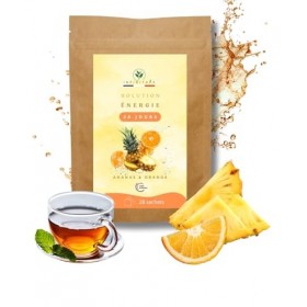 Infinithés – Solution Energie - Thé Energie - Cure 28 Jours - Booster Naturel d’Énergie - Combat la Fatigue, Améliore la Conc