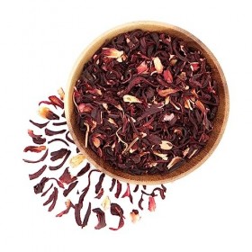 Fleurs dhibiscus bio Hibiscus sabdariffa , fleurs, coupées, 250 g 35800 