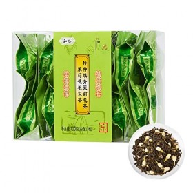 Thé au Jasmin parfumé en Forme de Fleur Complète, Naturel et Rustique, 100g, 24 Mois de, thé Chinois en Feuilles Mobiles