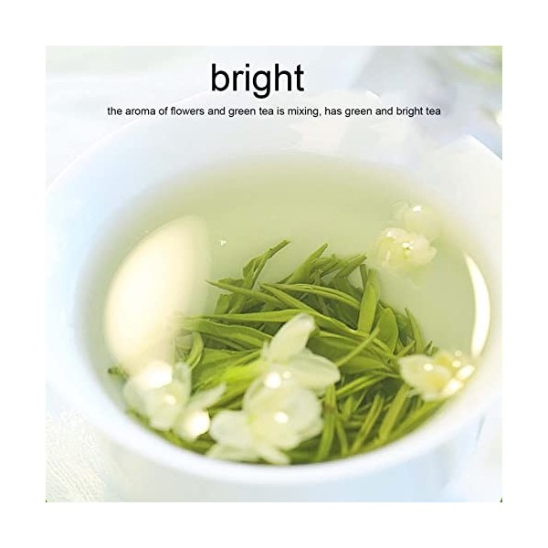 Thé au Jasmin parfumé en Forme de Fleur Complète, Naturel et Rustique, 100g, 24 Mois de, thé Chinois en Feuilles Mobiles