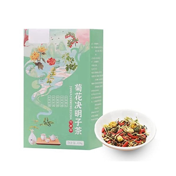 120 G 20 Graines De Thé De Graines De Chrysanthème Cassia, Combinaison Naturelle Pure De Thé Floral Pour la Santé du Thé Et d