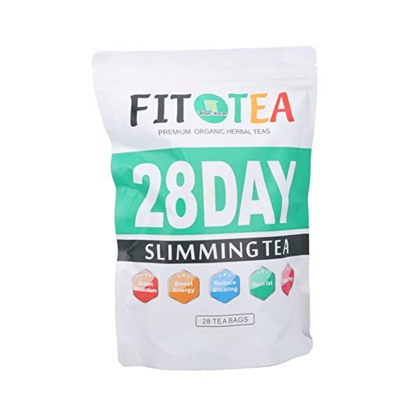 Thé aux Herbes de 28 Jours, Thé de Qualité Supérieure Emballé Individuellement pour le Nettoyage du Corps, Thé de Processus d