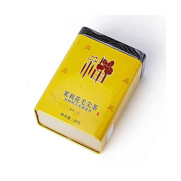 Thé au jasmin, soupe au thé brillant bourgeons soignés thé au jasmin chinois arôme persistant pour