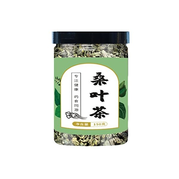 Thé à la Feuille de Mûrier, 150 G de Processus de Broyage en Poudre en Conserve de thé en Vrac à Base de Plantes Douces Natur