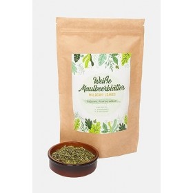 IGART Mûre Blanche 100g | Mûre Blanche Thé | Thé de Feuille de Mûre Blanche | Mûre Blanche Herbal | Tisane | Séchée | Coupée 