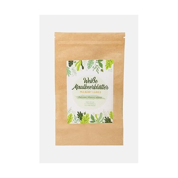 IGART Mûre Blanche 100g | Mûre Blanche Thé | Thé de Feuille de Mûre Blanche | Mûre Blanche Herbal | Tisane | Séchée | Coupée 