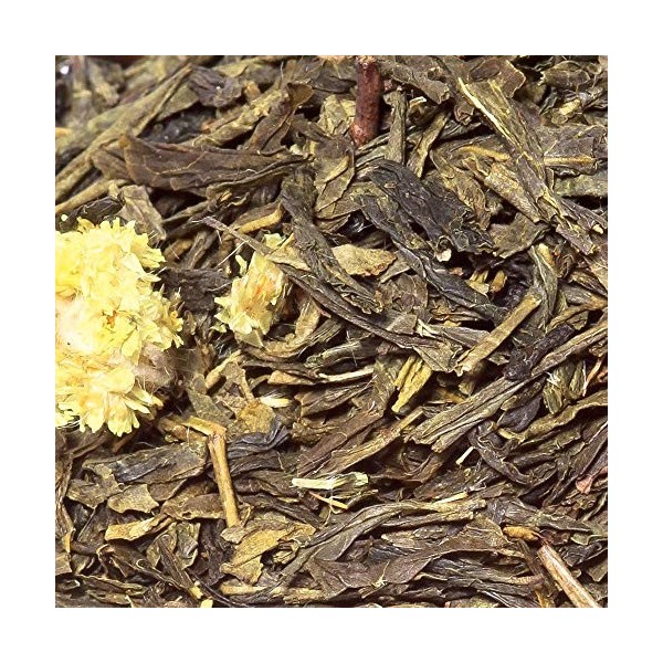 Thé Vert bio Mangue - 100g 40 tasses - Thé en vrac 100% agriculture biologique - Mes-Thés Thé vert