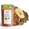 Thé Vert bio Pomme Banane Crêpes BIO - 100g 40 tasses - Thé en vrac 100% agriculture biologique - Mes-Thés Thé vert