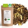 Thé Vert bio aromatisé Pêche - 100g 40 tasses - Thé en vrac 100% agriculture biologique - Mes-Thés