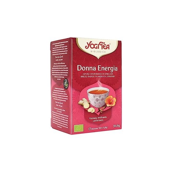 YOGITEA YOGI TEA MUJER ENERGIA 17infusiones. – mélange de plantes à infuser, se savoure nature ou avec un peu de miel et faci...