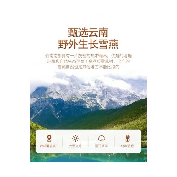 Thé Aux Herbes De Qualité Supérieure Thé Sain Thé Floral 5,64oz / 160g Hirondelle Des Neiges Nature Plus Douce Hirondelle Des