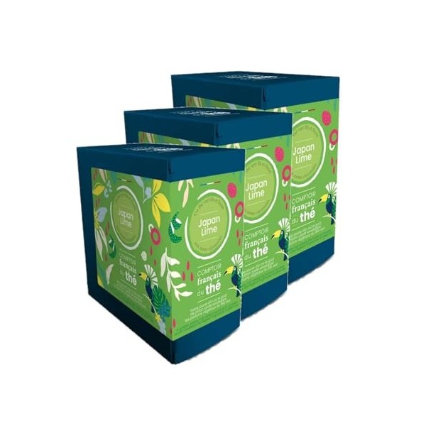 Thé vert Japan Lime - 20 sachets - Boîte 40g Thé vert