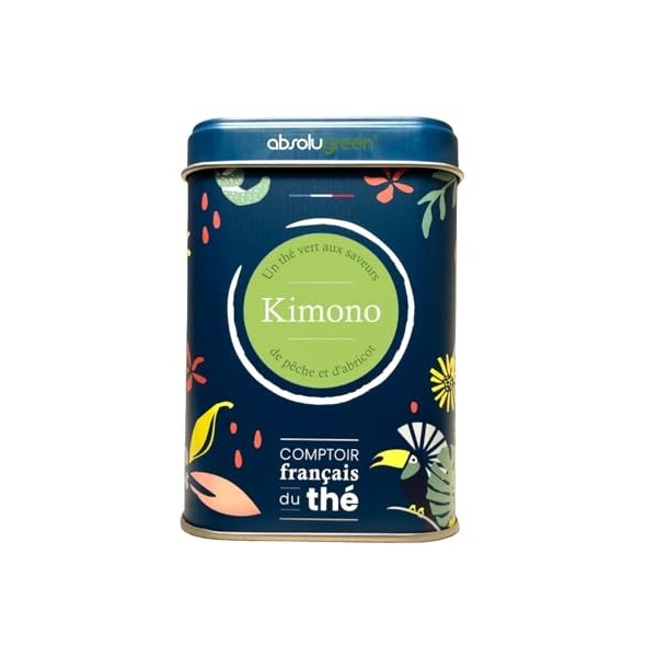 Thé Vert en Boite Métal - Comptoir Français du Thé - Maison Française - Thé en vrac Kimono 