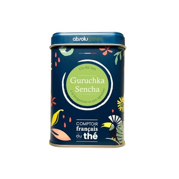 Thé Vert en Boite Métal - Comptoir Français du Thé - Maison Française - Thé en vrac Kimono 