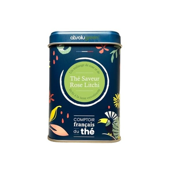 Thé Vert en Boite Métal - Comptoir Français du Thé - Maison Française - Thé en vrac Kimono 