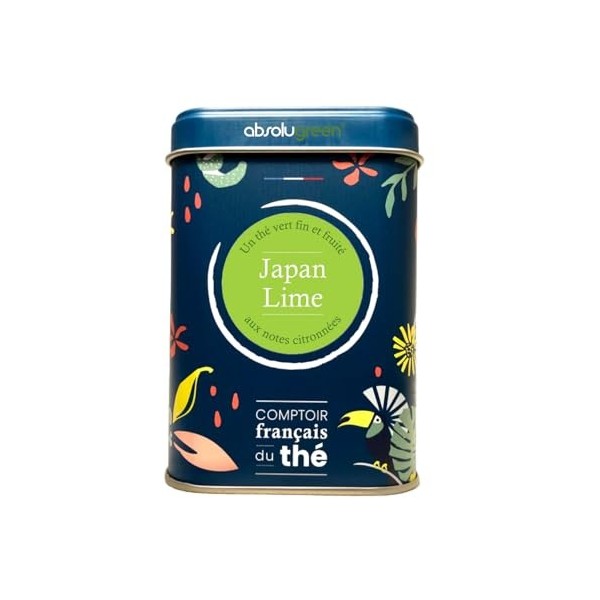 Thé Vert en Boite Métal - Comptoir Français du Thé - Maison Française - Thé en vrac Kimono 