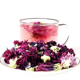 Plant Gift Violet Tea Violette séchées Thé en vrac séché biologique, thé de fleur de fleur Santé chinoise de beauté35g/1.23