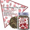 Plant Gift Strawberry Puer Tea, Et la pomme, la fraise, la peau dorange, le raisin, la menthe poivrée, le thé chaud et glac
