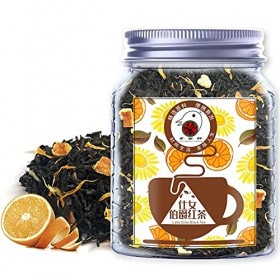 Plant Gift Lady Grey Black Tea, Ceylon Noir Thé, Peel Orange, Chrysanthème Fruit, Thé Chaud et glacé, Naturel, aromatisé, Feu