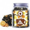 Plant Gift Lady Grey Black Tea, Ceylon Noir Thé, Peel Orange, Chrysanthème Fruit, Thé Chaud et glacé, Naturel, aromatisé, Feu