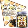 Plant Gift Lady Grey Black Tea, Ceylon Noir Thé, Peel Orange, Chrysanthème Fruit, Thé Chaud et glacé, Naturel, aromatisé, Feu