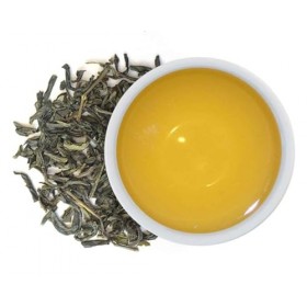 Thé vert Chun Mee Bio 250g - Thé vert de haute qualité des jardins de thé de Chine - Mis en bouteille et contrôlé en Allemagn