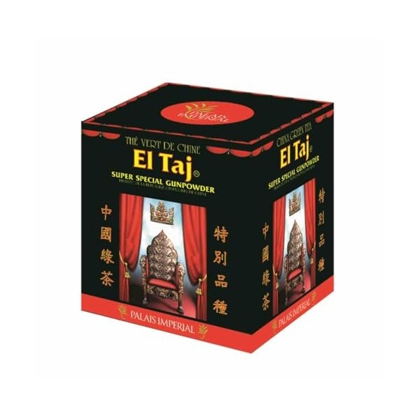 Thé Vert Super Spécial GUNPOWDER El Taj 250g/Boite - Offres de 1, 2 et Boites - Livraison Gratuite France 1 boite Thé vert