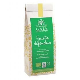Les Jardins De Gaïa - Thé Vert Parfumé Fruits Défendus Pomme Poire 100G - Unité