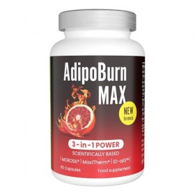 Morosil 400 mg, Algue brune, Vitamine C, Iode, Thé vert, Poivre de Cayenne, Vitamine B6 - Slimmium AdipoBurn MAX, 60 gélules ...