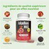 Morosil 400 mg, Algue brune, Vitamine C, Iode, Thé vert, Poivre de Cayenne, Vitamine B6 - Slimmium AdipoBurn MAX, 60 gélules ...