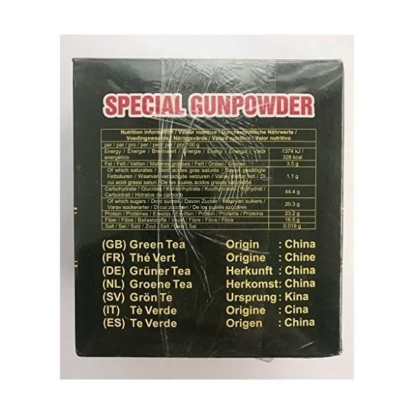 Thé Vert de Chine Gunpowder 500g