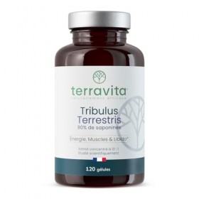 TRIBULUS Terrestris | Hautement Concentré : Extrait 12:1 | Titré à 90% en Saponine | 120 Gélules | 1500 mg par Dose | Perform