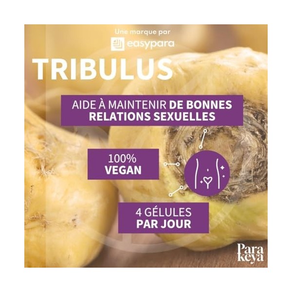 Parakeya - Tribulus|Tonus Sexuel|Complément alimentaire|180 gélules