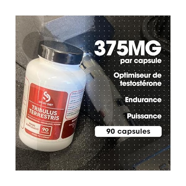 TRIBULUS – Extrait Concentré de Tribulus Terrestris – 150mg de Saponines par Gélule – Vitalité, Endurance, Équilibre Hormonal