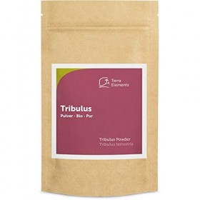 Terra Elements Tribulus bio en poudre 100 g I 100% pure I vegan I qualité crue