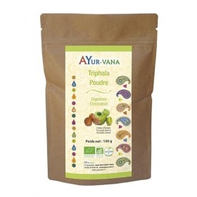 Triphala 150 g de poudre bio - Transit Intestinal - AYur-vana