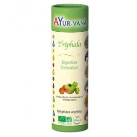 Triphala bio AYur-vana - 120 gélules - Transit intestinal