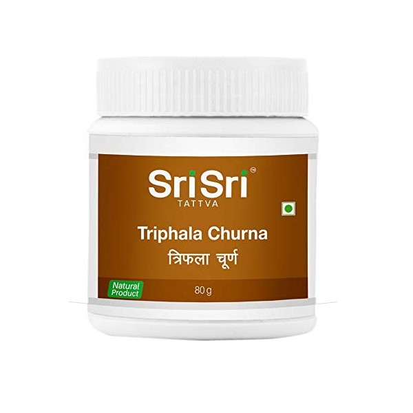 Sri Sri Tattva Triphala Churna 80g/2.82192 oz Pack of 2 