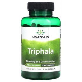 Swanson Triphala 250 mg | Soutien digestif et détoxifiant – 120 gélules