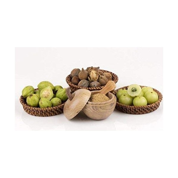 Earth Best Triphala Powder For Hair Amla, Harad, Baheda | 100% Natural, Pure and Herbal Hair Care | Helps To Prevent Hair F