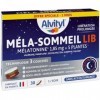 Alvityl Mela-Sommeil LIB - Mélatonine + 5 plantes - Comprimé tricouche à libération prolongée - Sommeil de qualité et réveil 