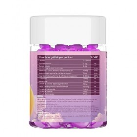 Gummies Sommeil – Flacon de 90 unités – Avec Mélatonine et Vitamine B6 – Favorise la relaxation nocturne et le rythme naturel